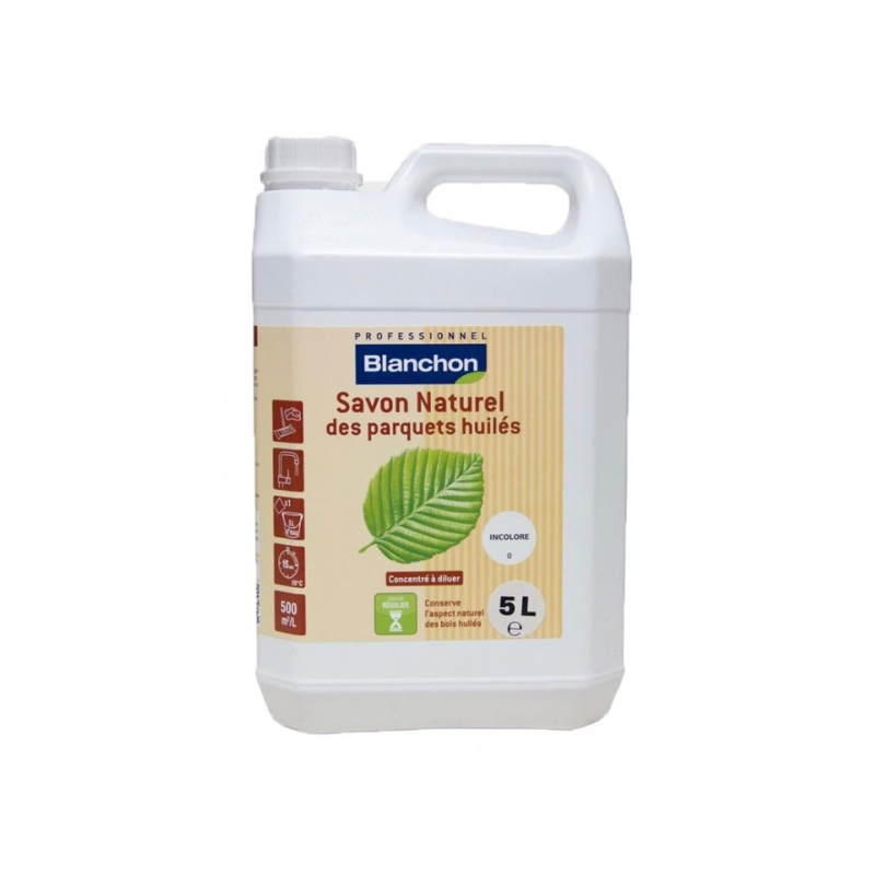 Savon Naturel Concentré - Parquet huilé  - Bidon 5L