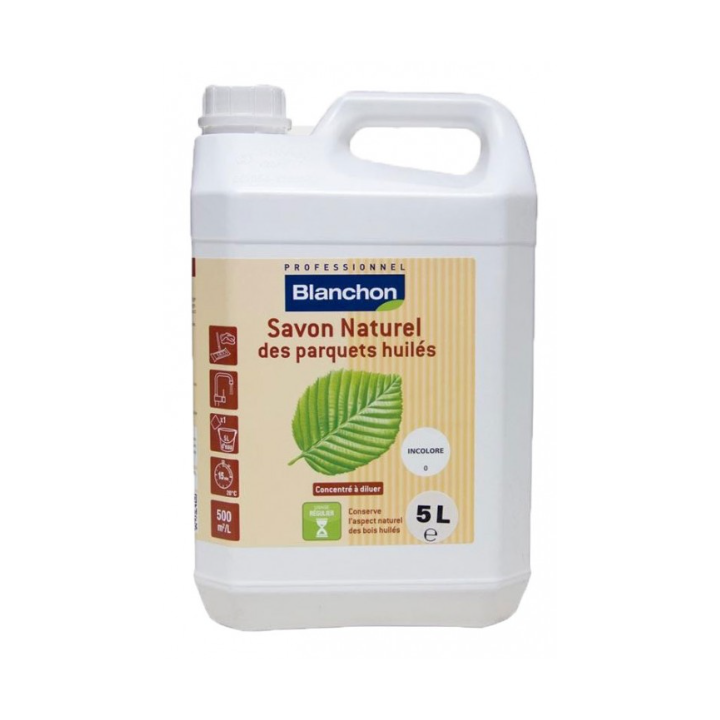 Savon Naturel Concentré - Parquet huilé  - Bidon 5L