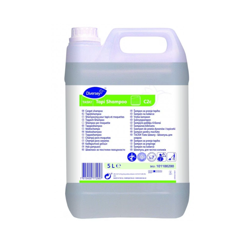 Taski Tapi Shampoo - Shampoing Tapis et Moquettes  - Bidon 5L