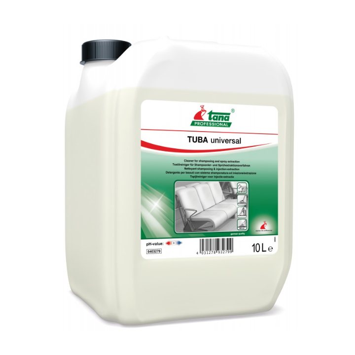 Tuba Universal - Shampoing Moquettes  - Bidon 10L
