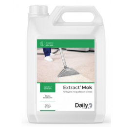 Extract'Mok - Nettoyant Détachant Moquettes et Textiles - Bidon 5L