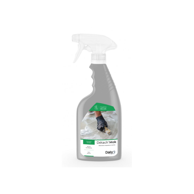 Détach'Mok - Nettoyant Détachant Moquettes et Textiles - Spray 750ml