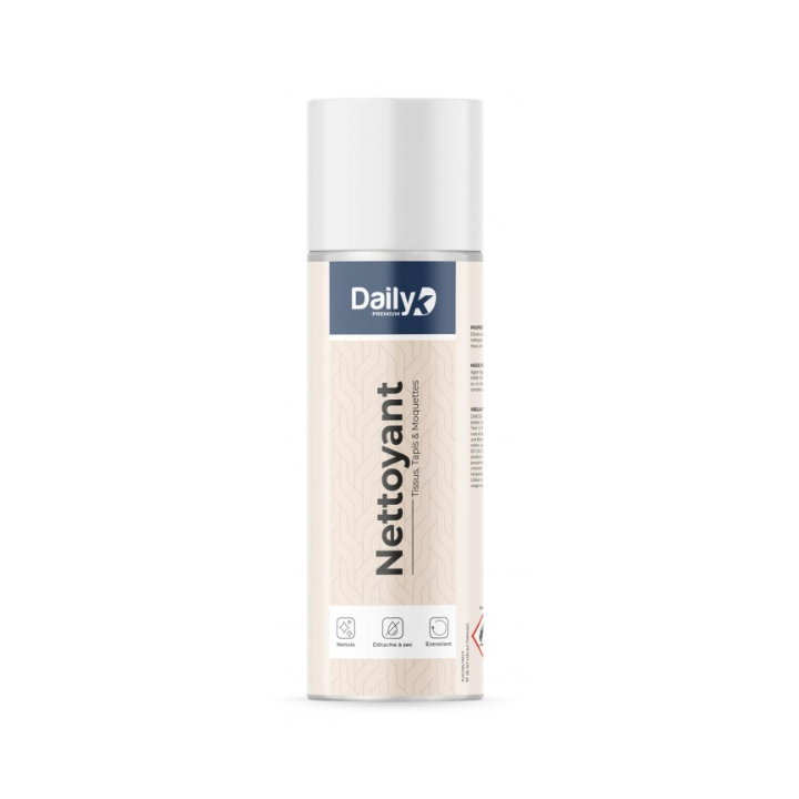 Nettoyant Tissus Tapis et Moquettes - Mousse Nettoyante - Aérosol 600ml
