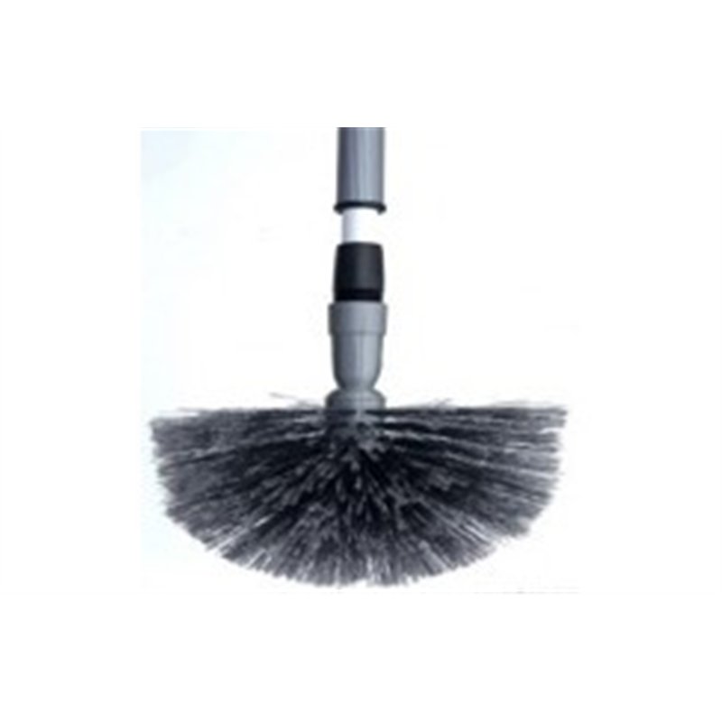 Balai tête de loup à manche téléscopique acier 170cm max