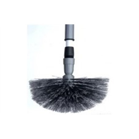Balai tête de loup à manche téléscopique acier 170cm max