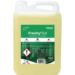 Freshy'Sol - Détergent Polyvalent - Parfum Citron - Bidon 5L