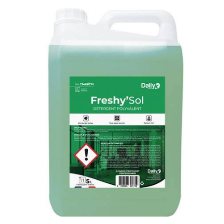 Freshy'Sol - Détergent Polyvalent - Parfum Pin - Bidon 5L