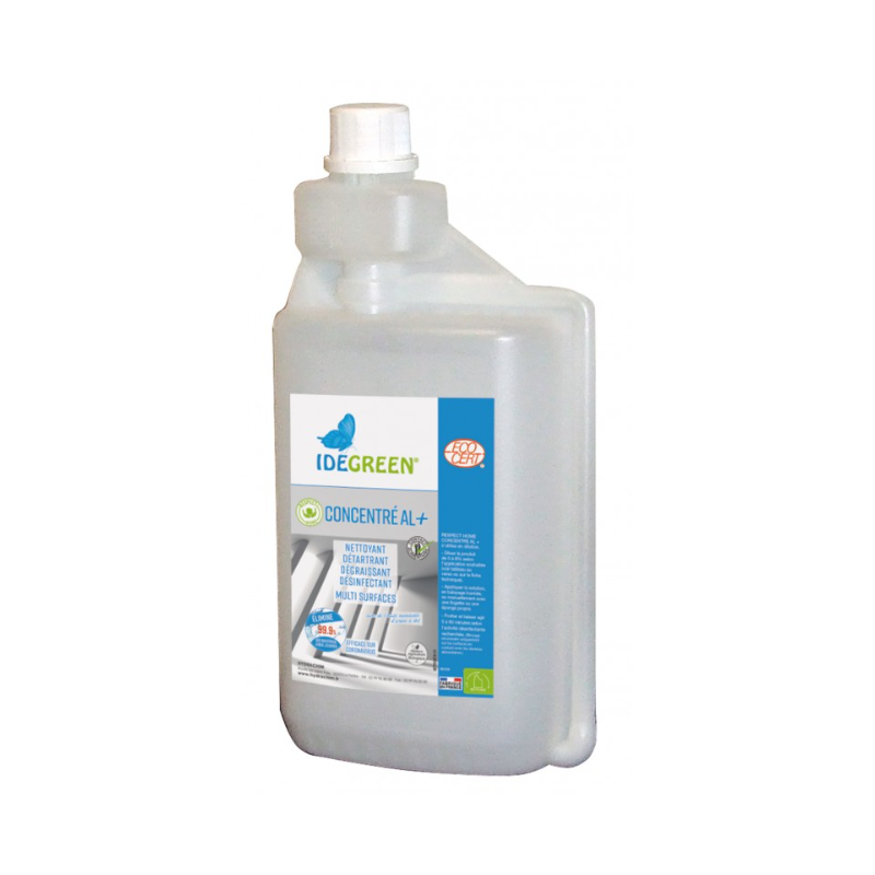 Respect'Home Concentré AL+ - Détergent Désinfectant - Bidon doseur 1L