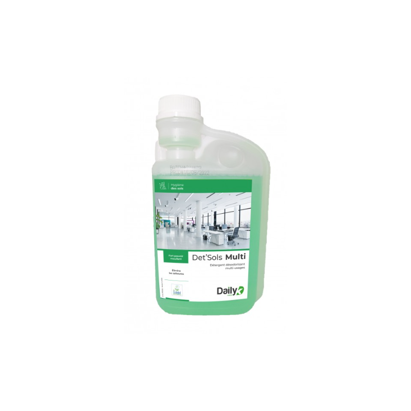 Det'Sols Multi - Détergent Désodorisant Multi-Usages - Bidon doseur 1L