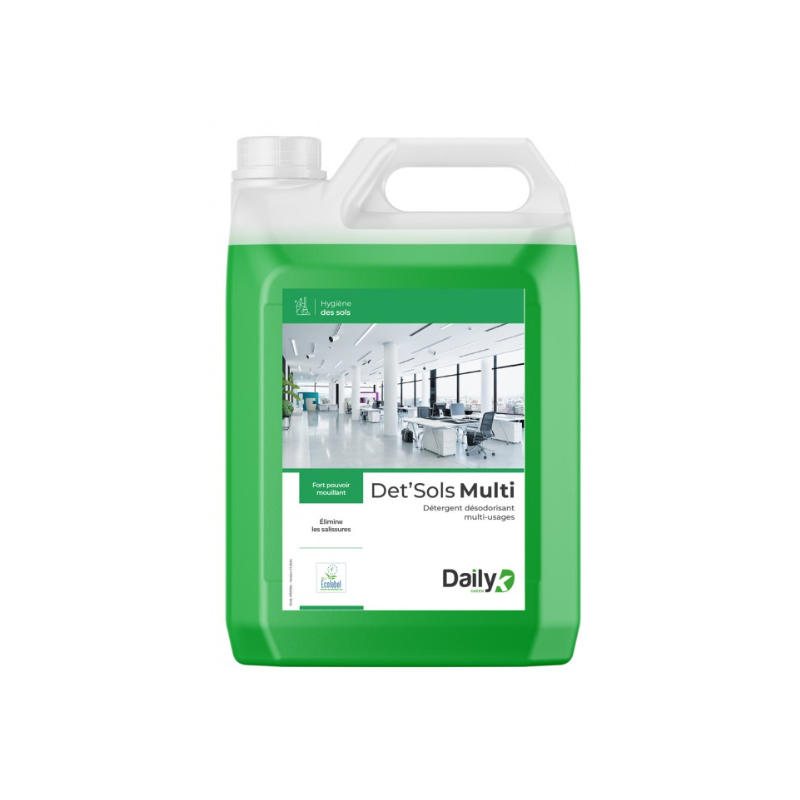 Det'Sols Multi - Détergent Désodorisant Multi-Usages - Bidon 5L