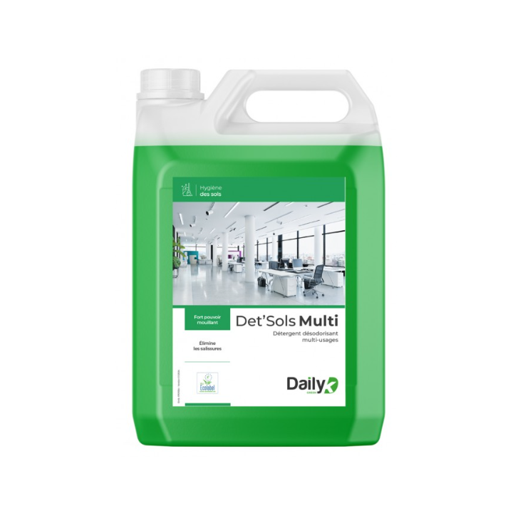 Det'Sols Multi - Détergent Désodorisant Multi-Usages - Bidon 5L