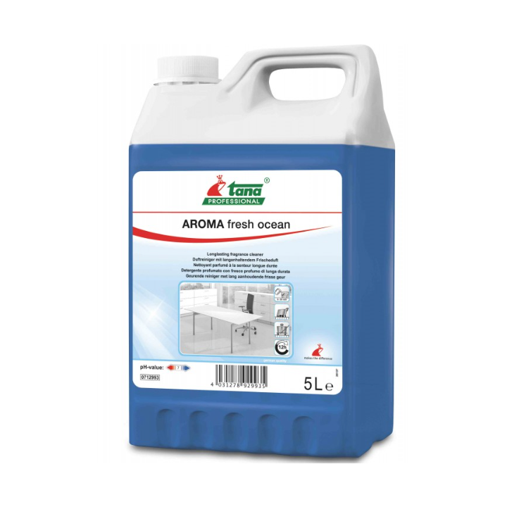 Aroma Fresh - Détergent Haute Rémanence 12H - Parfum Fresh Ocean - Bidon 5L
