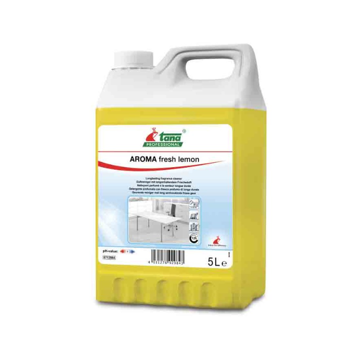 Aroma Fresh - Détergent Haute Rémanence 12H - Parfum Fresh Lemon - Bidon 5L