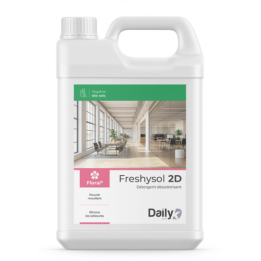 Freshysol 2D - Détergent Désodorisant - Parfum Floral -  Bidon 5L