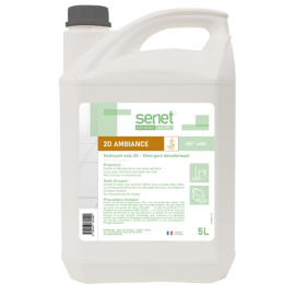 Senet 2D - Détergent Surodorant - Parfum Ambiance -  Bidon 5L
