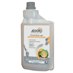 Jedor 2D - Détergent Surodorant - Parfum Citron Vert -  Bidon doseur 1L