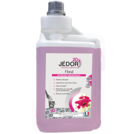 Jedor 2D - Détergent Surodorant - Parfum Floral -  Bidon doseur 1L