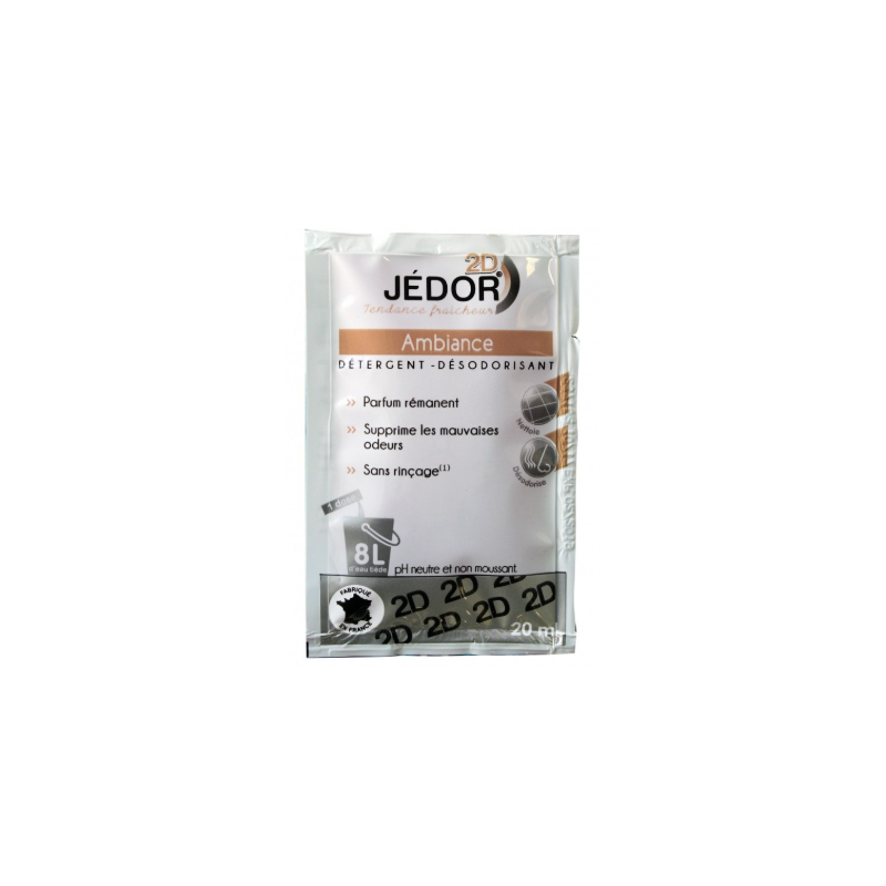 Jedor 2D - Détergent Surodorant - Parfum Ambiance -  Dosette 20ml