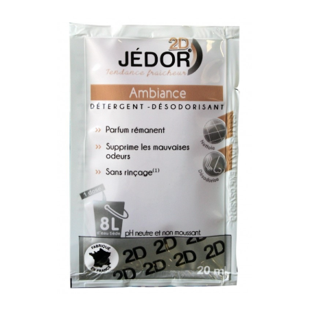 Jedor 2D - Détergent Surodorant - Parfum Ambiance -  Dosette 20ml