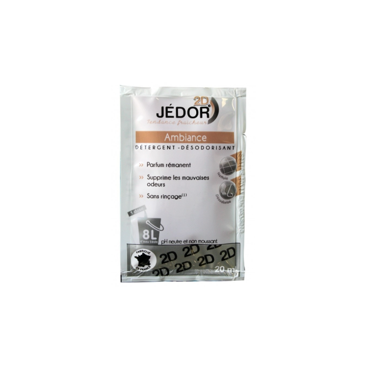 Jedor 2D - Détergent Surodorant - Parfum Ambiance -  Dosette 20ml