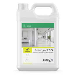 Freshysol 3D - Détergent Désodorisant et Désinfectant - Parfum Citron -  Bidon 5L