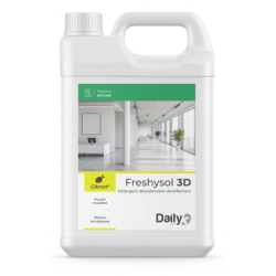 Freshysol 3D - Détergent Désodorisant et Désinfectant - Parfum Citron -  Bidon 5L
