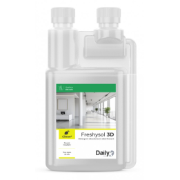 Freshysol 3D - Détergent Désodorisant et Désinfectant - Parfum Citron -  Bidon doseur 1L