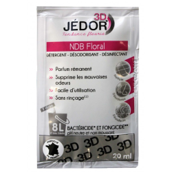 Jedor 3D - Détergent Désinfectant et Surodorant - Parfum Floral -  Dosette 20ml