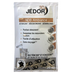 Jedor 3D - Détergent Désinfectant et Surodorant - Parfum Ambiance -  Dosette 20ml