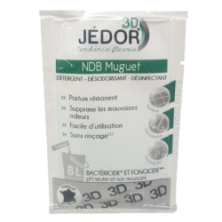 Jedor 3D - Détergent Désinfectant et Surodorant - Parfum Muguet -  Dosette 20ml