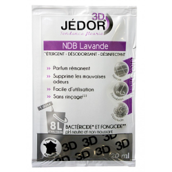 Jedor 3D - Détergent Désinfectant et Surodorant - Parfum Lavande -  Dosette 20ml