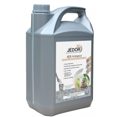 Jedor 3D - Détergent Désinfectant et Surodorant - Parfum Ambiance -  Bidon  5L