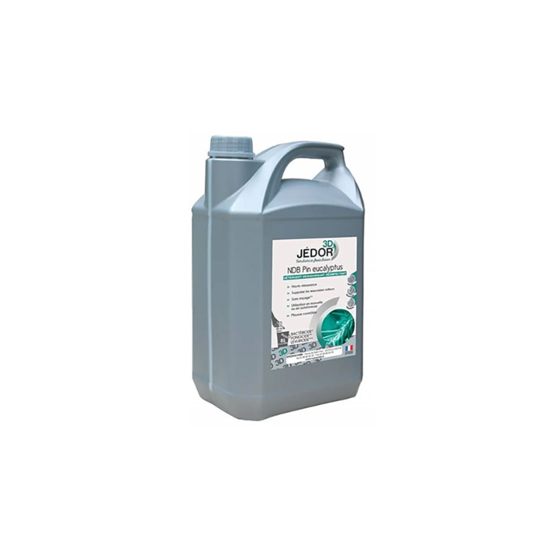 Jedor 3D - Détergent Désinfectant et Surodorant - Parfum Eucalyptus -  Bidon  5L