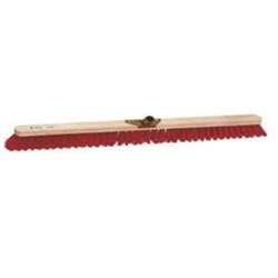 Balai coco synthétique / Monture bois douille métal inclinée L 80cm