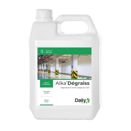 Alka'Dégraiss Dailyk - Dégraissant Multi-Usages Au Ricin - Bidon 5L