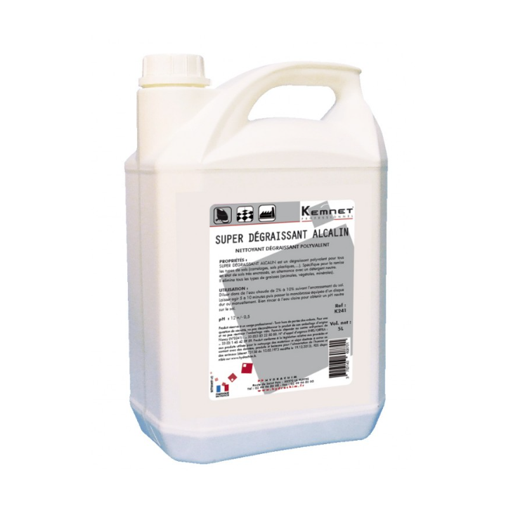 Super Dégraissant Alcalin K241 - Dégraissant Polyvalent Alcalin - Bidon 5L