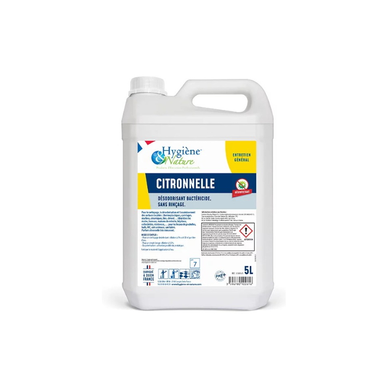 Tery Citronnelle - Désodorisant Bactéricide - Bidon 5L