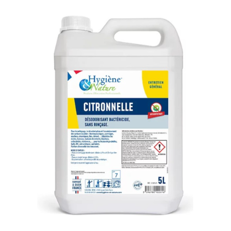 Tery Citronnelle - Désodorisant Bactéricide - Bidon 5L