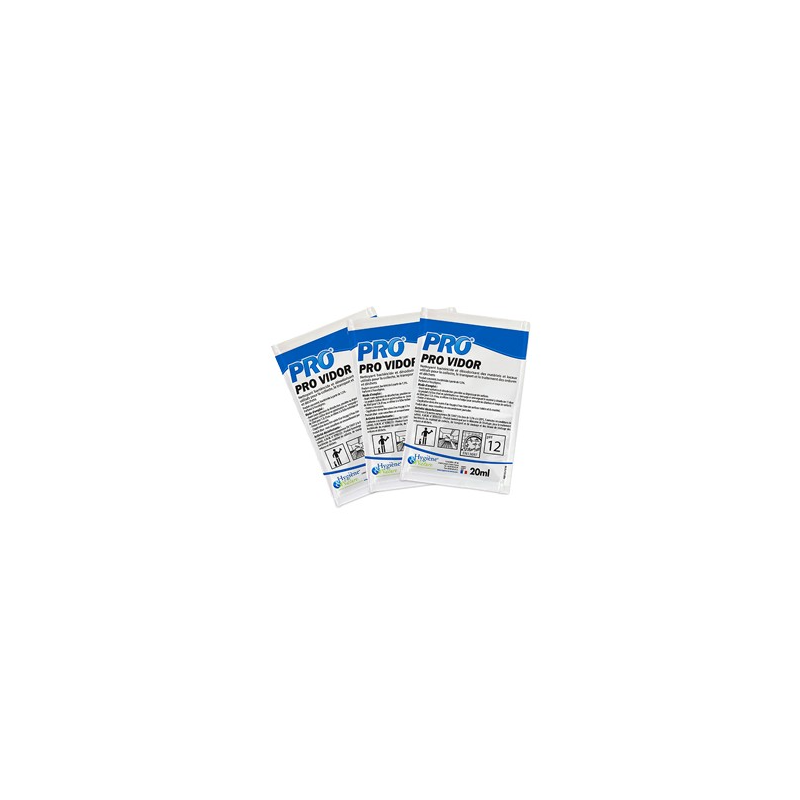 Pro Vidor - Nettoyant Désinfectant Désodorisant - Dosette 20ml