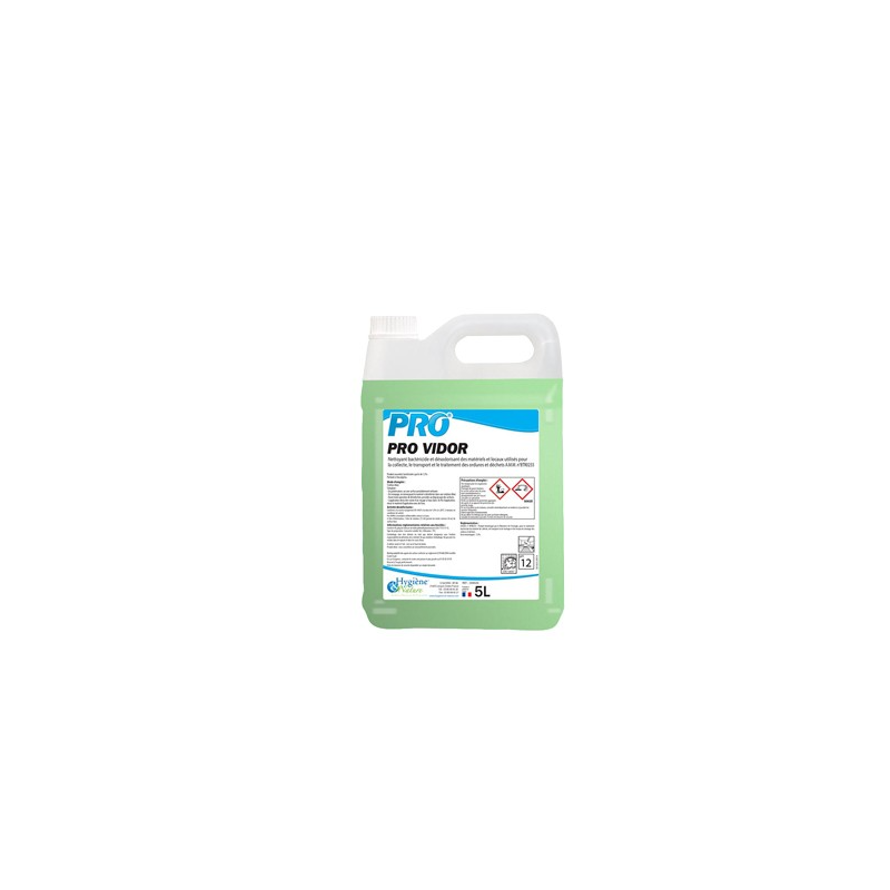 Pro Vidor - Nettoyant Désinfectant Désodorisant - Bidon 5L