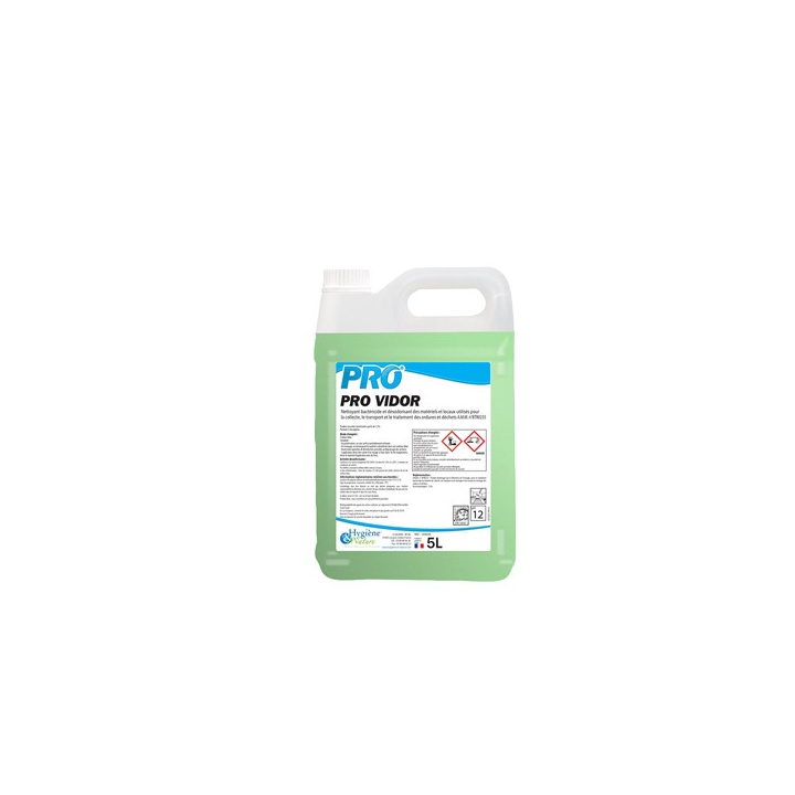 Pro Vidor - Nettoyant Désinfectant Désodorisant - Bidon 5L