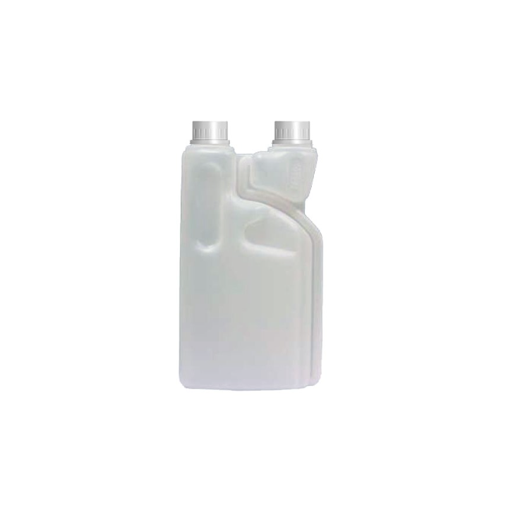 Bidon Doseur Vide - Avec Double Bouchons Blanc - Bidon 1L