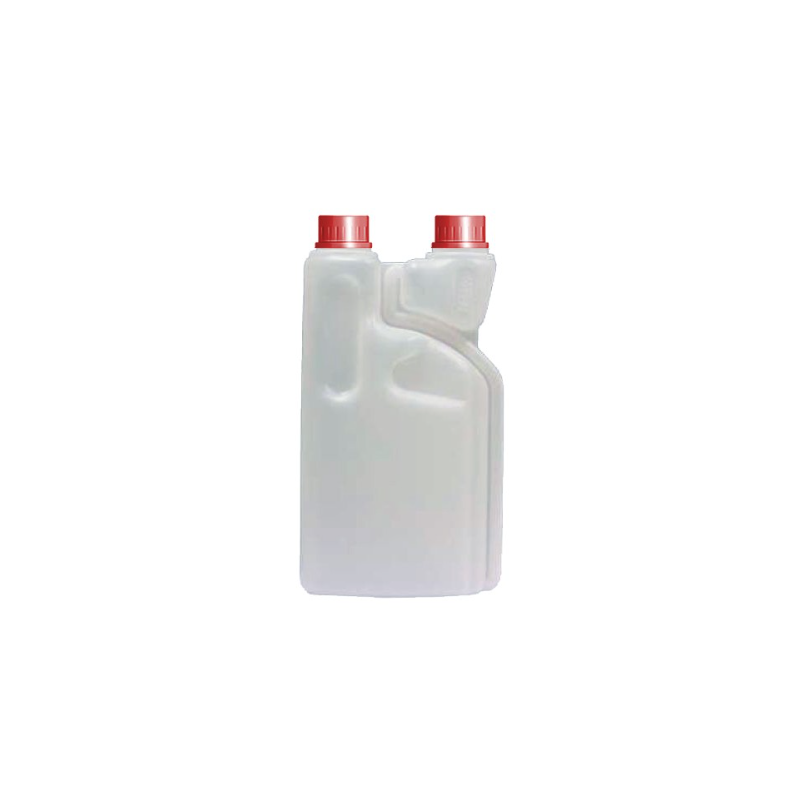 Bidon Doseur Vide - Avec Double Bouchons Rouges - Bidon 1L