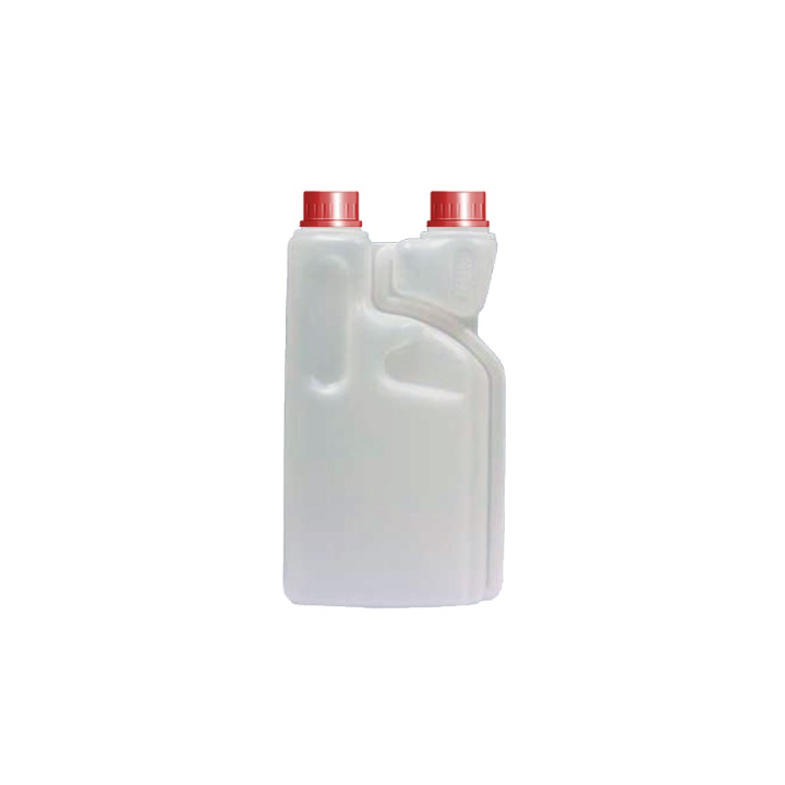 Bidon Doseur Vide - Avec Double Bouchons Rouges - Bidon 1L