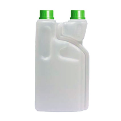 Bidon Doseur Vide - Avec Double Bouchons Verts - Bidon 1L