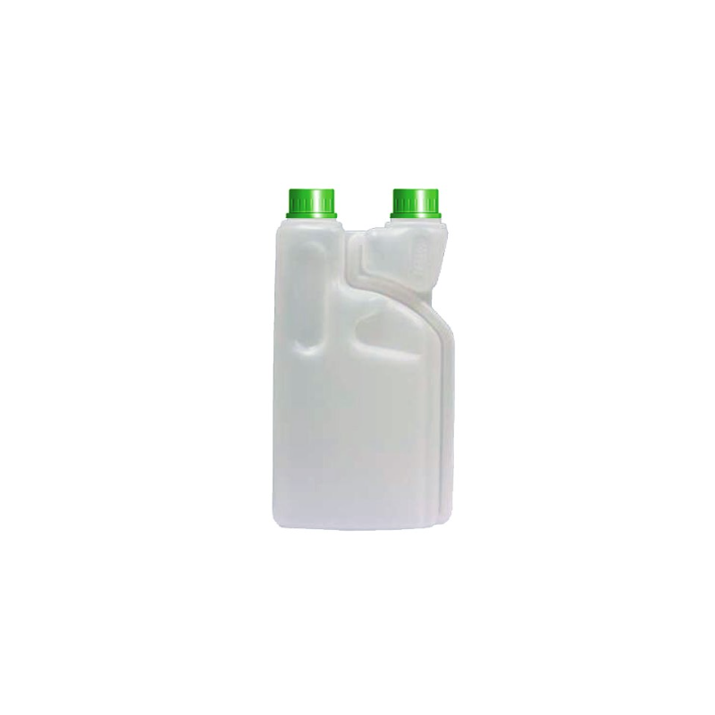 Bidon Doseur Vide - Avec Double Bouchons Verts - Bidon 1L