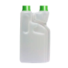 Bidon Doseur Vide - Avec Double Bouchons Verts - Bidon 1L