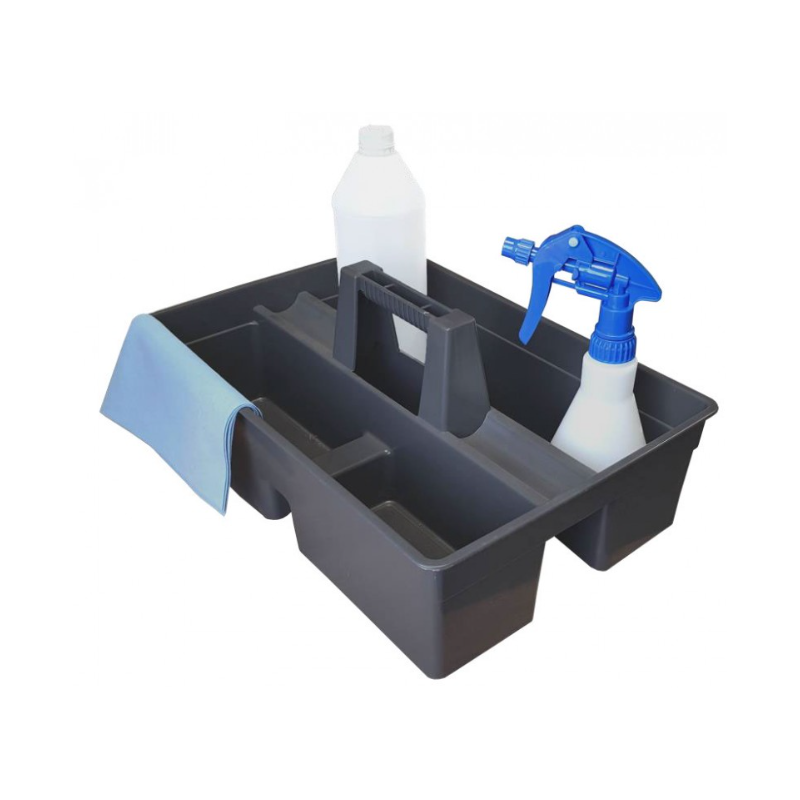 Panier Porte-Outils Gris Double Compartiments