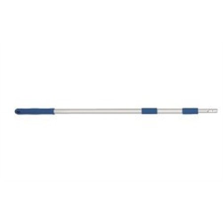 Manche aluminium 3 trous télescopique 0.60m à 1,40m