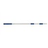 Manche aluminium 3 trous télescopique 0.60m à 1,40m